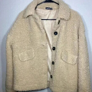 Boohoo Womens teddy coat